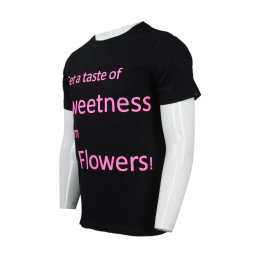 T773 tailor-made printed logo round neck short-sleeved T-shirt florist staff uniform T-shirt garment factory T773 tailor-made printed logo round neck short-sleeved T-shirt florist staff uniform T-shirt garment factory